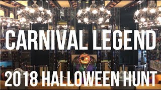 2018 Carnival Legend Cruise - the Halloween Hunt!