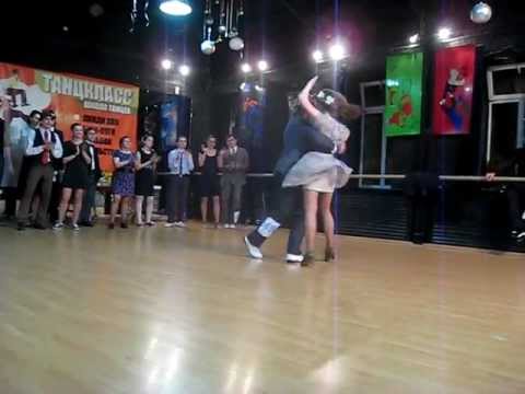 61 Tantsklass Cup 2012  LH Main Finals Slow one-spot Olya-Serg MVI_7225.AVI