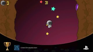 Cazzarion: Astro Bouncer ~ Collect 30 turquoise stars Trophy