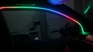 Review Lampu Ambience Light RGB Dashboard Interior Mobil USB 5V + Remote + App Android