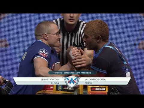 I World Armwrestling Championship for Disabled - senior men left arm1 65kg 1st
