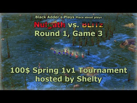 Shelty's Spring Tournament, R1 - Nulgath vs. BLiTz, Game 3 - Age of Mythology: The Titans