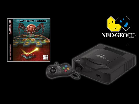 Hypernoid (2021) from NeoHomeBrew on the NeoGeo CD -  High Quality Arkanoid clone