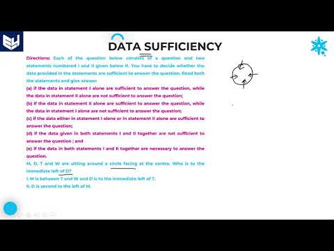 Data sufficiency | Four Siting around the circle | Part 9 | Bharath Kumar