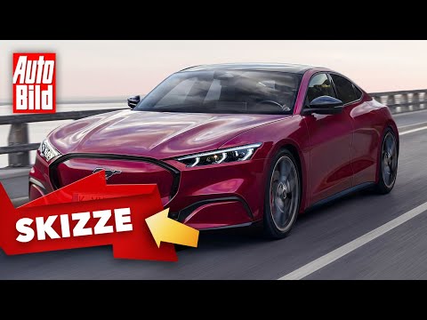 Ford Mustang Mach-E Sedan (2020) | Kommt das E-Pony als Limousine? | Skizze