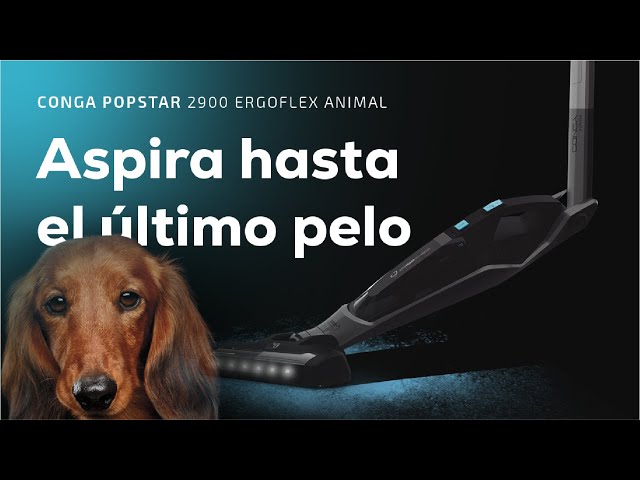 Aspirador sem Fio Cecotec Conga PopStar 2900 ErgoFlex 29,6V 60min Animais Depósito 0,8L video