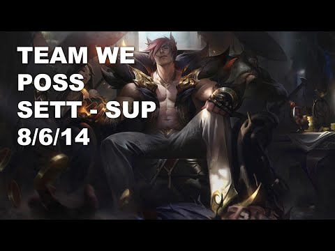 Team WE Poss Sup Sett vs Galio - KR Grandmaster Patch 10.9