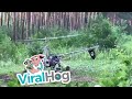 Homemade Helicopter Has Trouble Taking Off || ViralHog