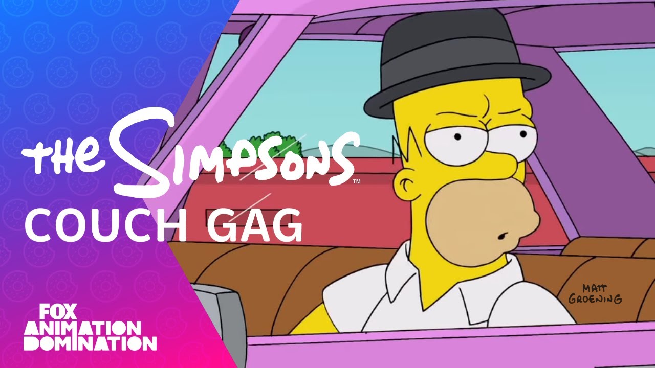 Breaking Bad Couch Gag | Season 24 Ep. 17 | The Simpsons - YouTube