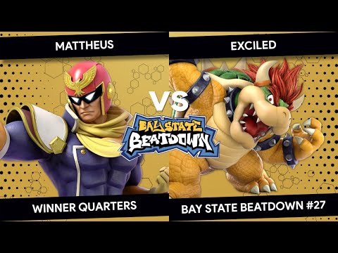 Bay State Beatdown #27 - Mattheus (Captain Falcon) vs Exciled (Bowser) - Winners Quarters