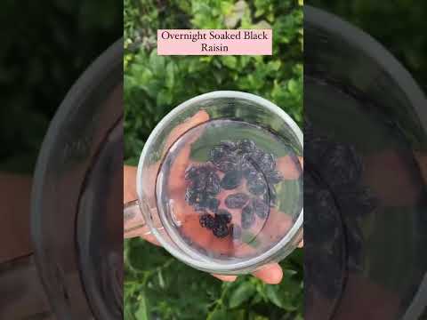 Benefits Of Soaked Black Raisins #shorts