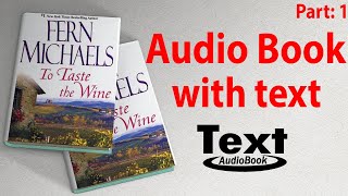 To taste the wine by Fern Michaels Audiobook Part 1