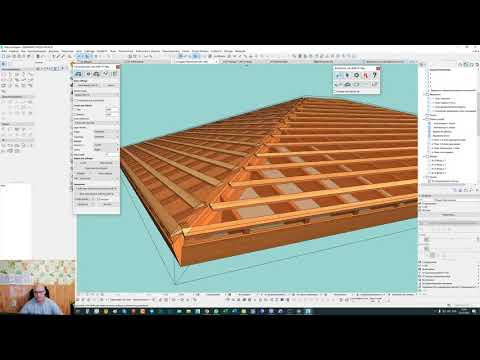 Крыша в Archicad 22 с помощью плагина Archiframe