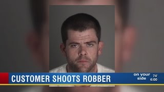 Customer shoots would-be robber