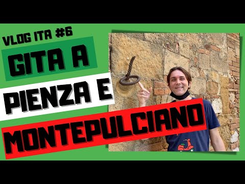 Visiting Montepulciano Pienza Tuscany | Vlog In Italian 6 Ita Eng Subs