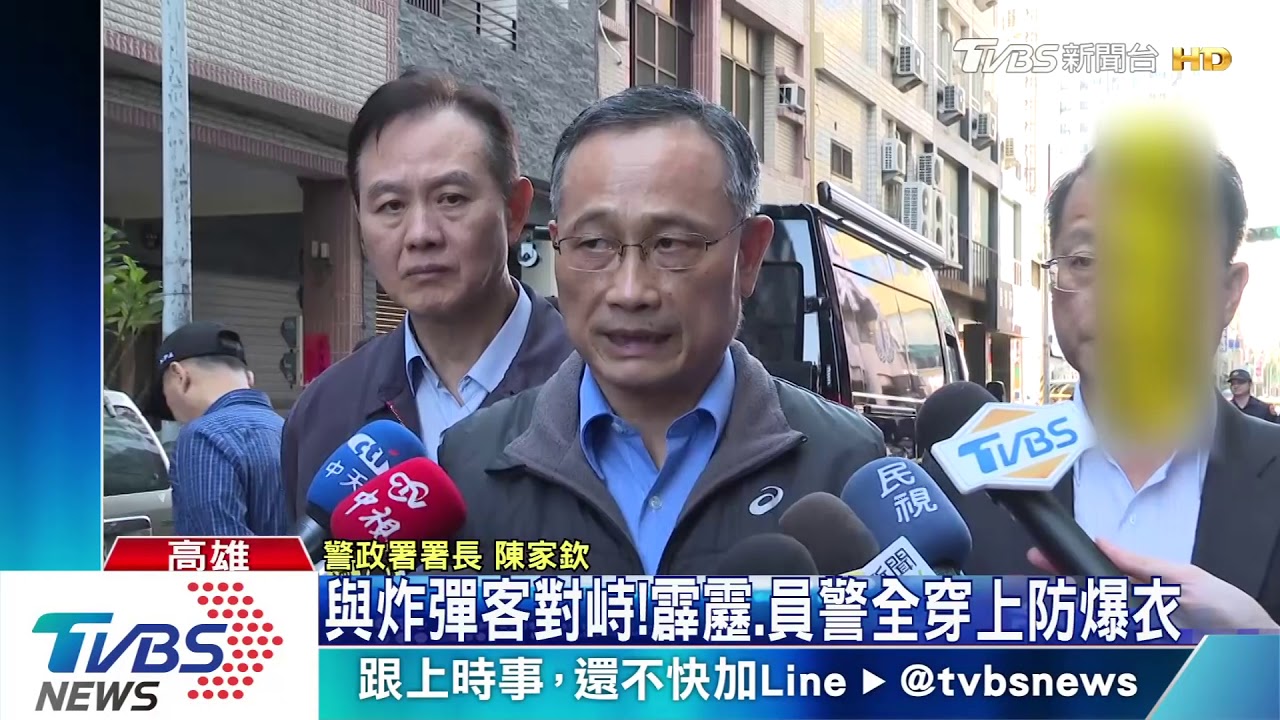 與炸彈客對峙！　霹靂、員警全穿上防爆衣