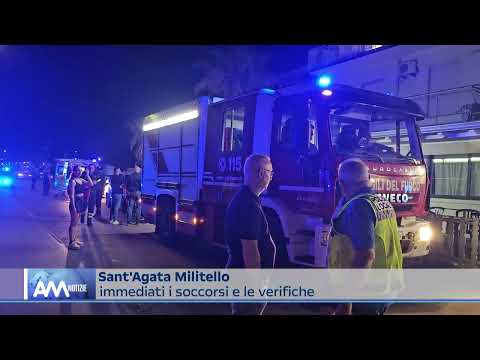 Sant’Agata Militello, crolla una porzione di soffitto in un locale del lungomare. Non ci sono feriti
