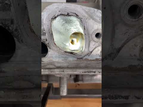 #ford 4.6L/5.4L 2v PI #modmotor head porting and NEWAY seat grinder testing. #overheadcam