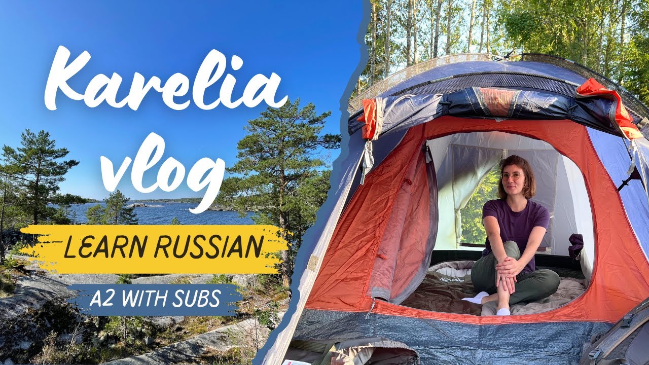 WEEKEND GETAWAY: Russian Listening Practice for A2 Learners. Learn Russian Vocabulary with subtitles