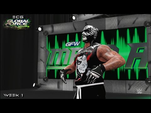 GLOBAL FORCE WRESTLING: Week 1, Part 1 (WWE 2K16 Universe Mode)