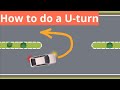 How To Do A U Turn Step By Step Making U Turn At The Median For Beginners