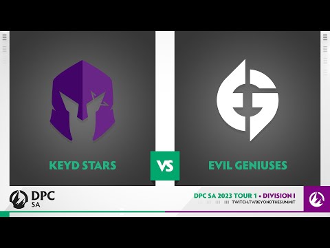 Keyd Stars vs Evil Geniuses Game 1 - 2023 DPC SA Div 1 Tour 1 w/ Math & Otomo