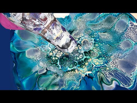 #289 Tips And Tricks On How To Use The Hairdryer For Blooms! Fluid Art/ Pour Painting