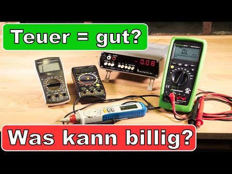 Meine Multimeter: So viele? Teuer vs Billig! Messen alle richtig?
