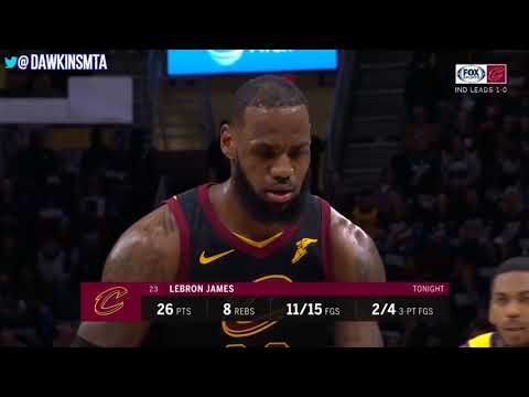LeBron James NASTY 46 Pts in ECR1 GM2 Cleveland Cavaliers vs Indiana Pacers 29 in 1st! Cav