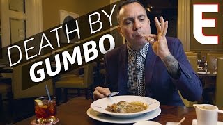 $18 Stuffed Quail Gumbo at Restaurant R'evolution in New Orleans — The Meat Show thumbnail