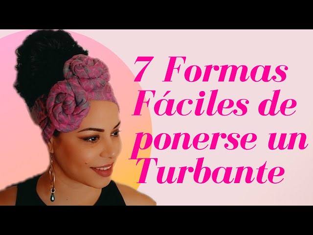 Vídeo relacionado con CHARM Mujer Cabeza Bufanda Turbante Envolver Festival Retro Cabello Accesorio Negro