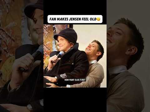 Fan Makes Jensen Feel Old🤣 #shorts #jensenackles