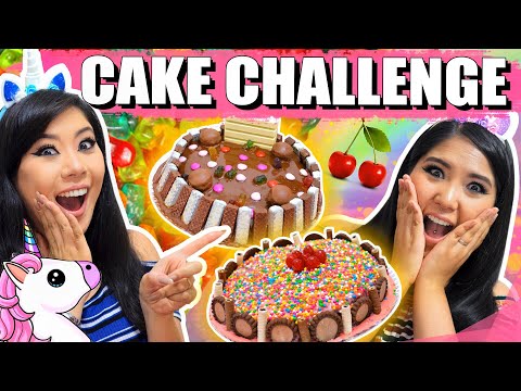 CAKE CHALLENGE (desafio do bolo) | Blog das irmãs Video