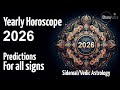 2026 Predictions Astrology Vedic Horoscope For All Zodiac Signs Astrology Siderealastrology