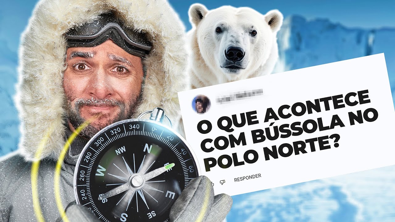 Pra ONDE aponta a BÚSSOLA no POLO NORTE? Iberê responde!
