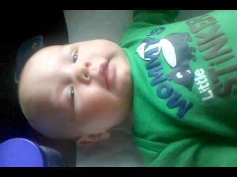 Finn talking to mumma 3 1/2 months old