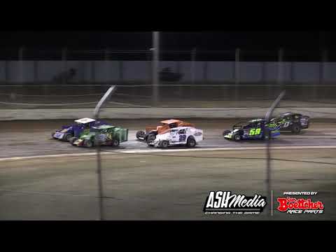V8 Dirt Modifieds: Michael Ardley and Andrew Catts Rollover - Moama Speedway