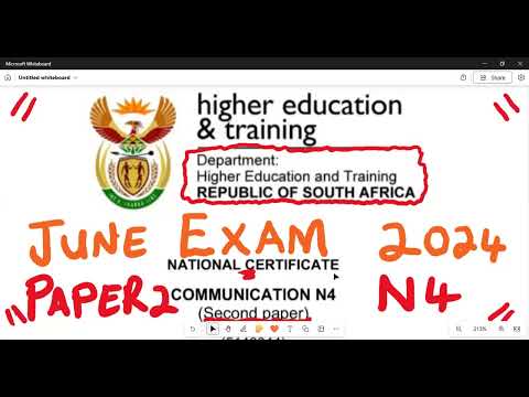 Communication N4 Paper 2 June 2024 Exam