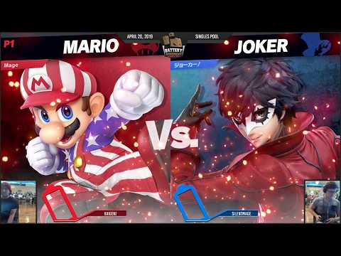 Battery Basement: Lights Out - SilentMage (Mario) Vs. Raigeki (Joker) - Pool A4