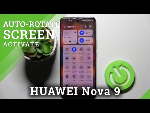 How to Switch Off Automatic Screen Rotation in HUAWEI Nova 9 - Disable Auto-Rotate