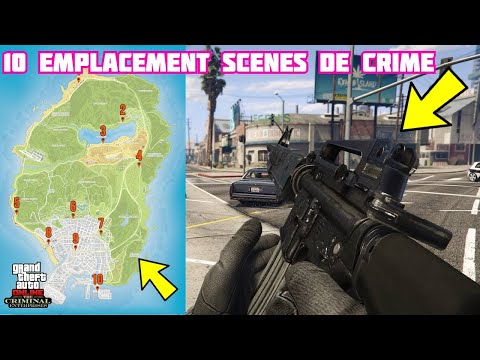 10 EMPLACEMENT SCENES DE CRIME POUR DEBLOQUER LA NOUVELLE ARME M16