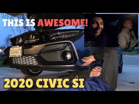 2020 Civic Si PRL Cobra Cold Air Intake INSTALL and TEST DRIVE!