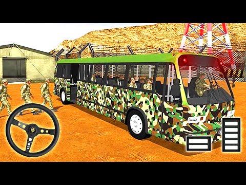 Uphill Offroad Bus Driving Simulator Bus Games | Army Bus Driver Training – Android Gameplay