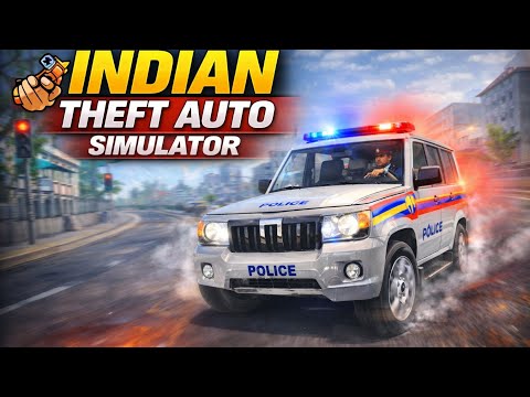 Indian Theft Auto Simulator🕹  Bike 🚲  Crazy driving GTA Style Open World Gameplay 2026 fight cops