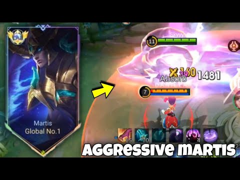 MARTIS PERFECT & AGGRESSIVE GAMEPLAY!!🔥 ( NEW BEST BUILD 2024 ) MLBB