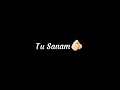 Tere Dil Pe Haq Mera Hai ️ Black Screen Status Full Screen Lyrics Tu Sanam Beshaq Mera Hai Status