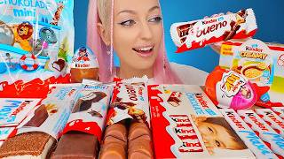 Download lagu ASMR EATING CHOCOLATE KINDER PARTY, CANDY BARS, BUENO, KINDER JOY, CAKE, DESSERT, MUKBANG, 킨더 초콜릿 먹방 mp3