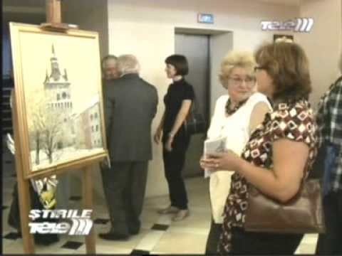 Galeria de Arta Grand Hotel Traian - Expozitia de Pictura "Peisaj medieval" semnata  Eugen Mircea