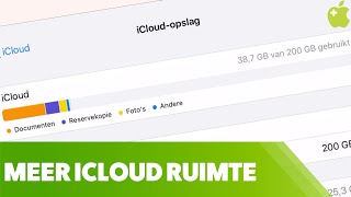 iCloud ruimte uitbreiden op iPhone of iPad (2021)