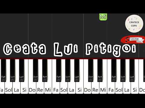 Ceata lui Pitigoi - Tutorial Pian Incepatori | 3 Niveluri